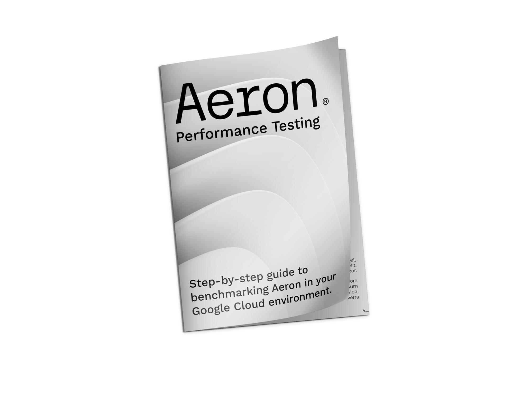 aeron performance google cloud - brochure cover