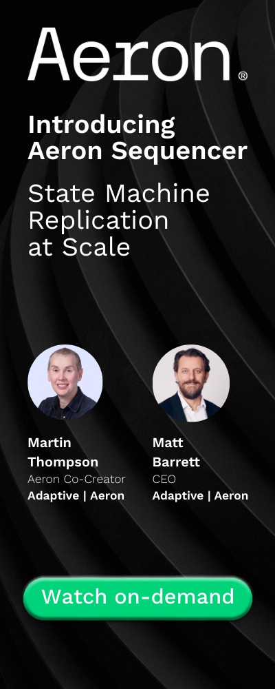 Aeron Sequencer - Vertical Banner - On demand Aeron Sequencer - Vertical Banner - On demand